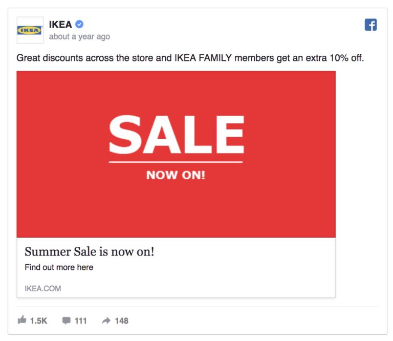 facebook ad examples