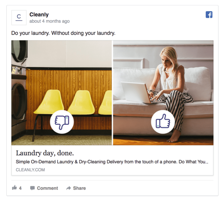 facebook ad examples