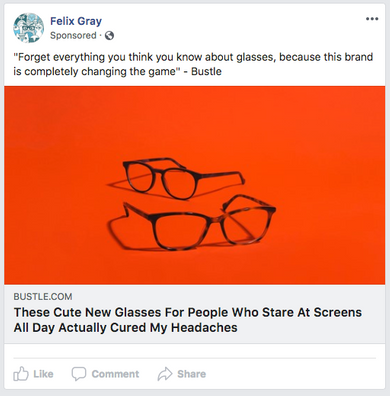facebook ad examples