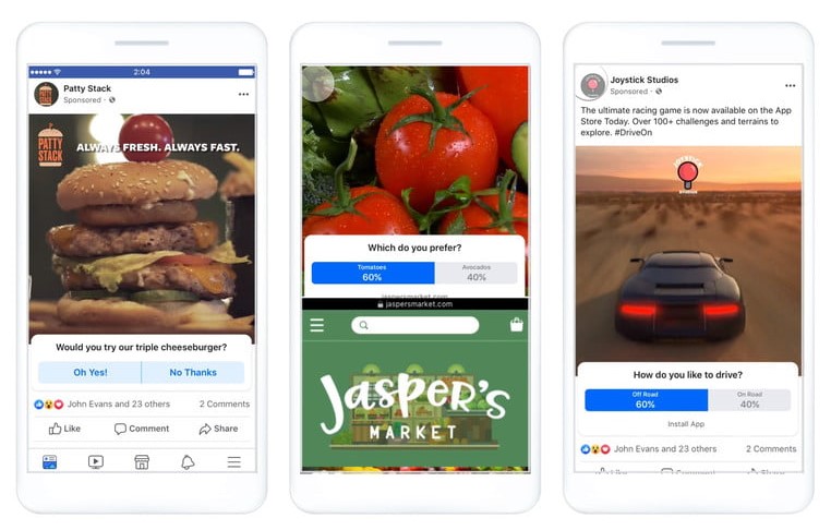 facebook video poll