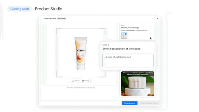 The Google Product Studio.
