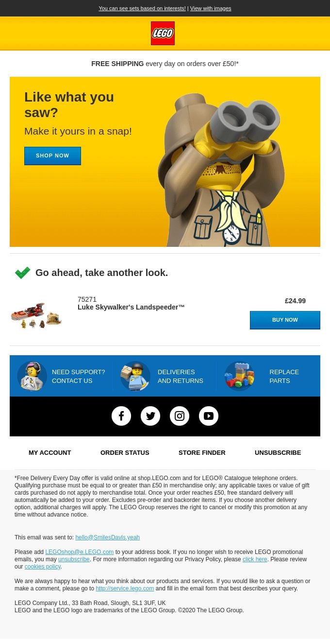 Lego website.