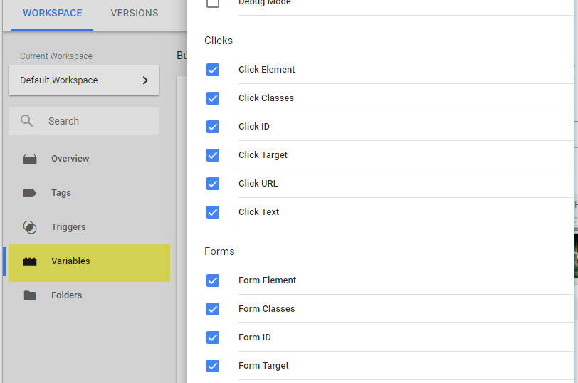 Setting variables in Google Tag Manager - Google Analytics event tracking