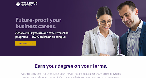 Bellevue University PPC Advertising in Higher Ed
