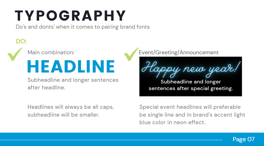 visual branding guide
