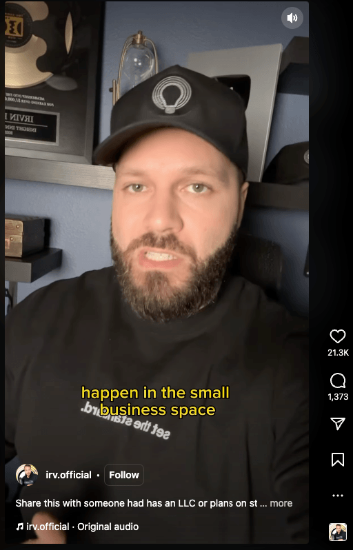Vertical video on Instagram Reels