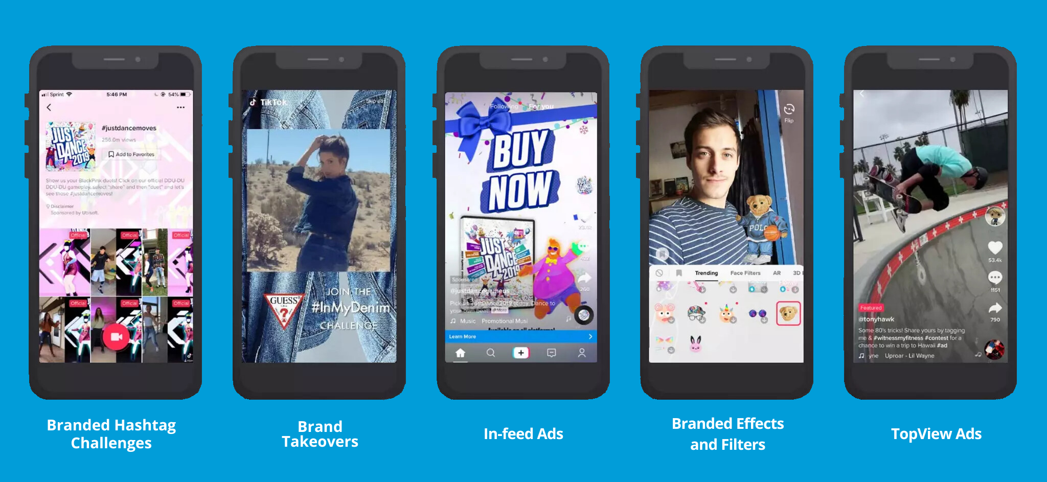 types of tiktok ads