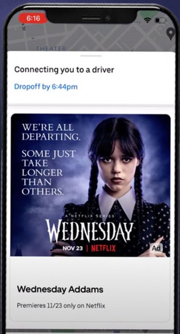 mobile advertising examples - Netflix