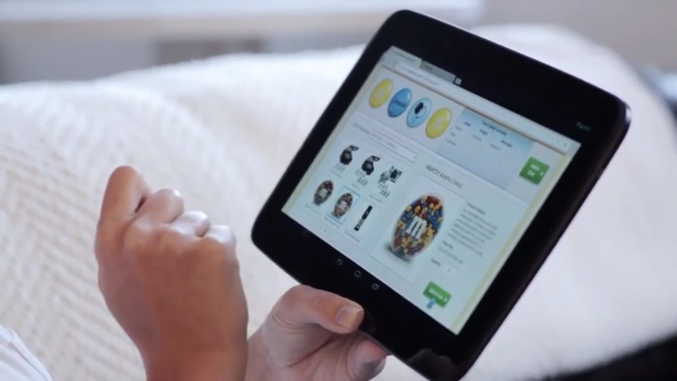 M&M's mobile advertising examples