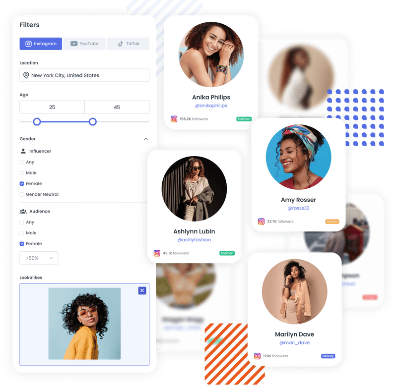 influencer hero platfrom demo example