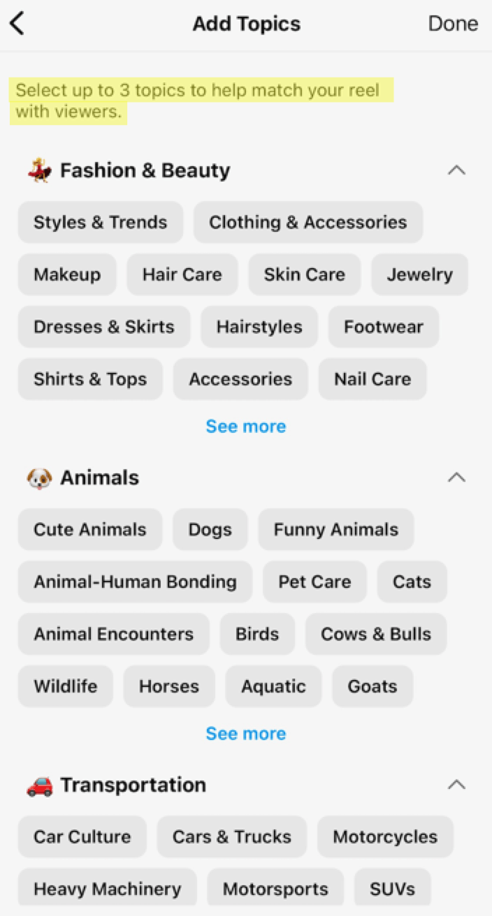 audience targeting options on instagram