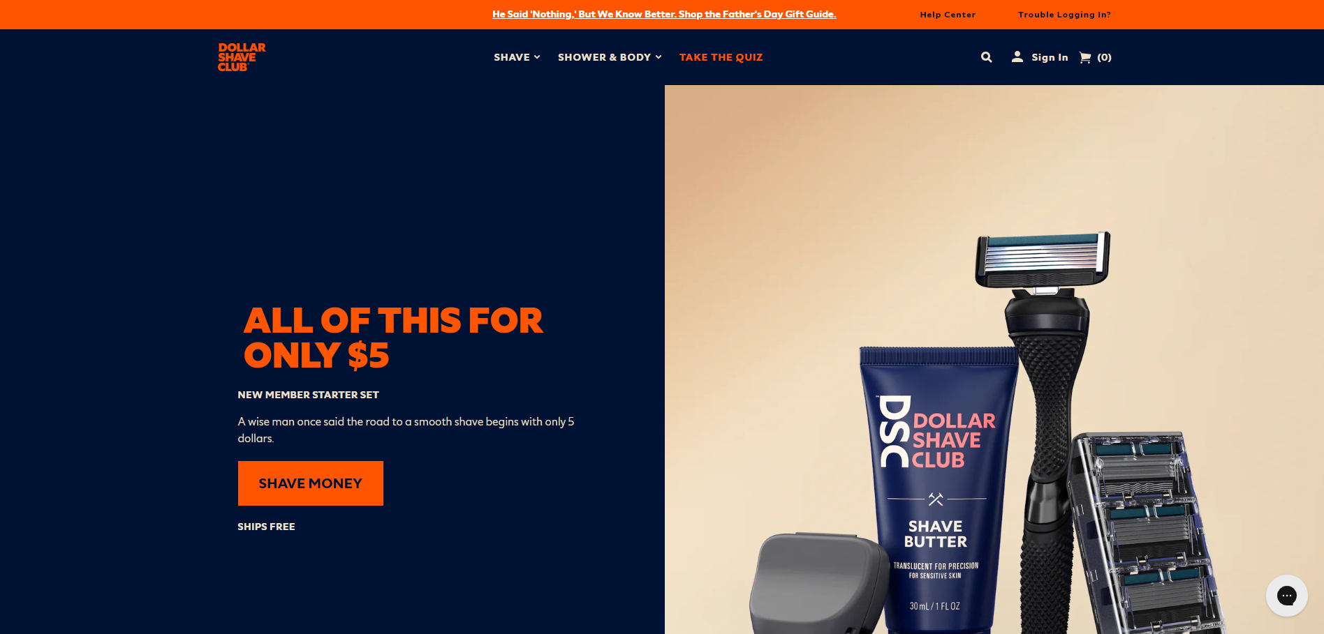 DollarShave challenger brand