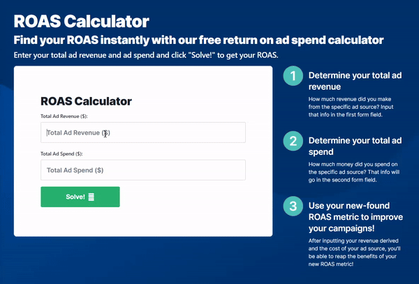 roas calculator