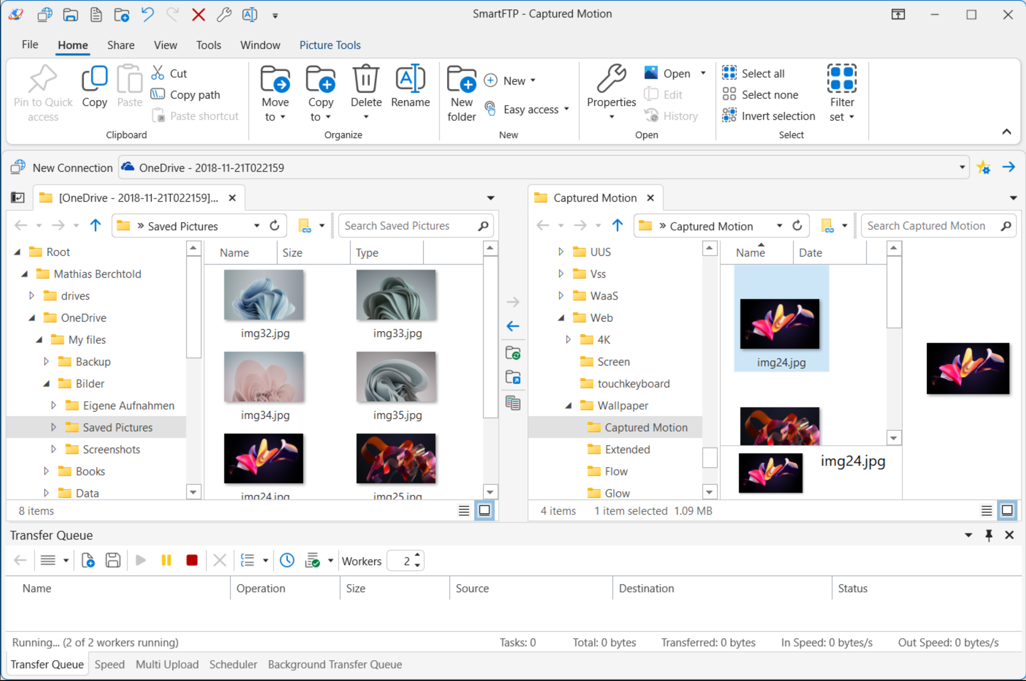interface for smartftp