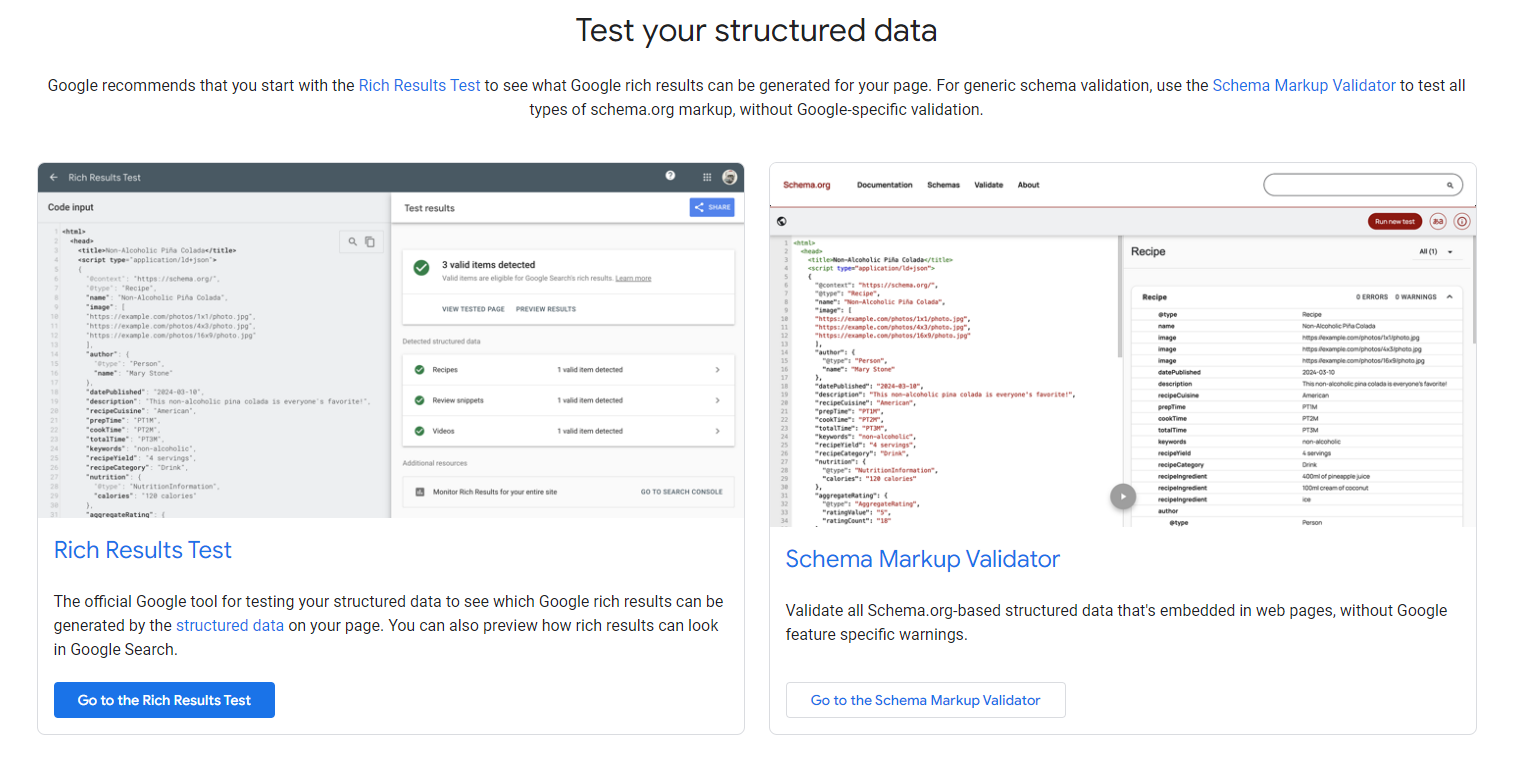 schema test