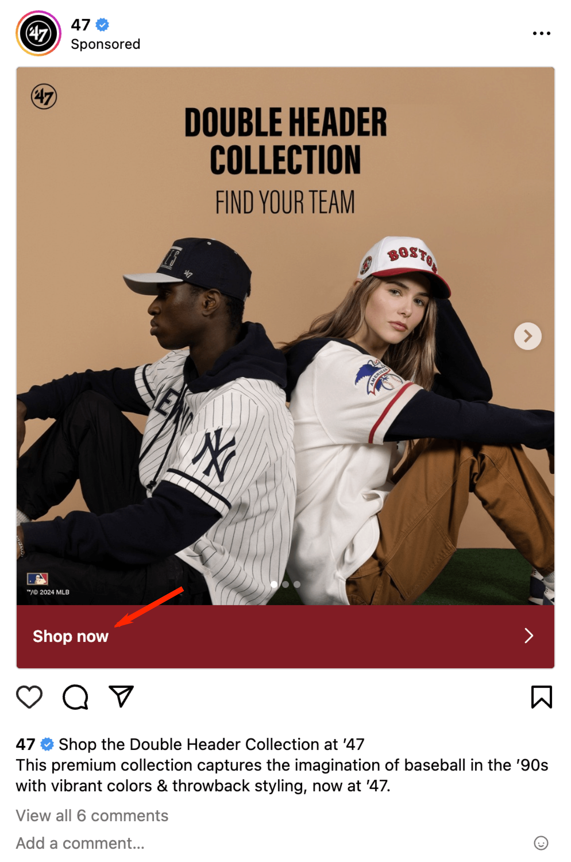 instagram shopping ad